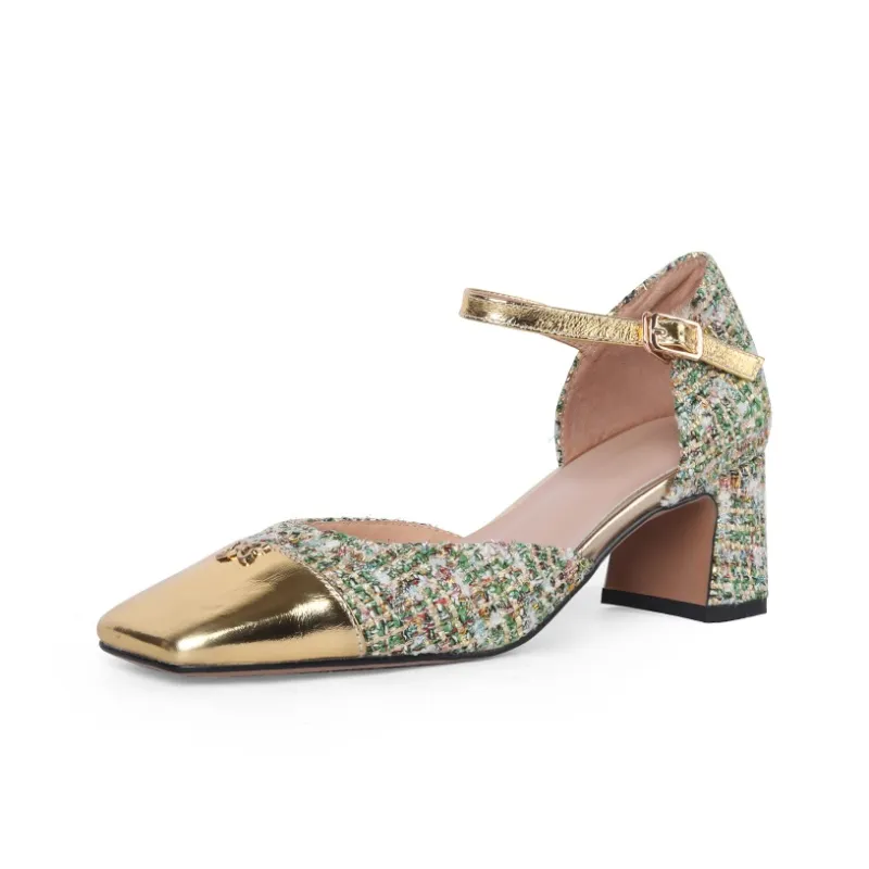Naiyee Block Heel High Heels 5.5cm Women's-6