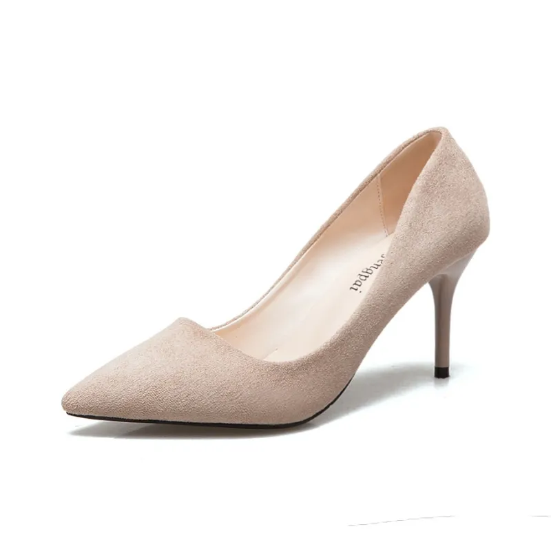 WECKER High Heels Women's Apricot/Black-10