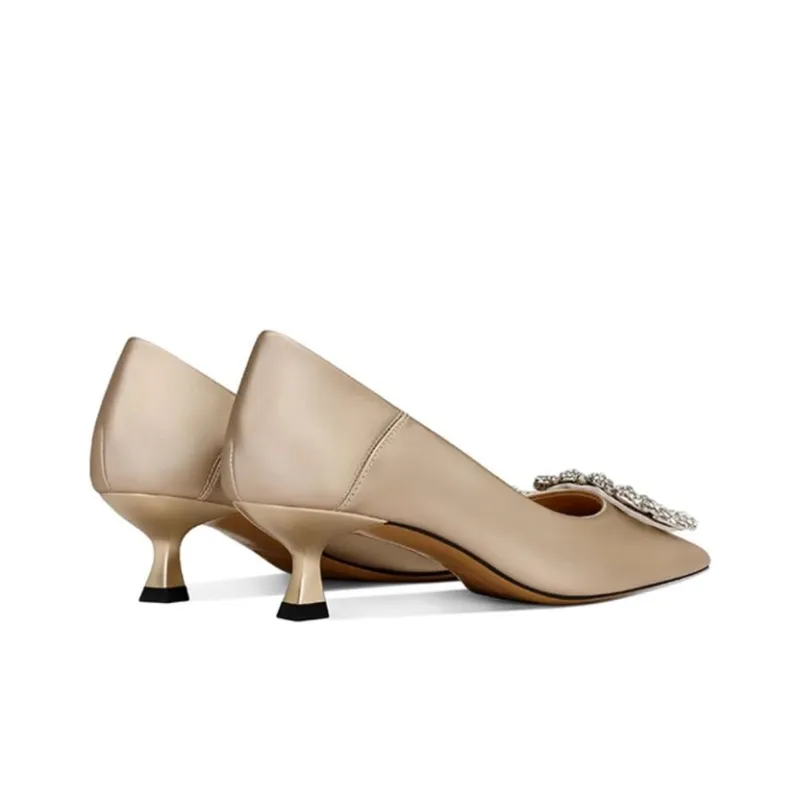 JESSICA SOPHIA Slim Heel High Heels 3.5cm Women's-5