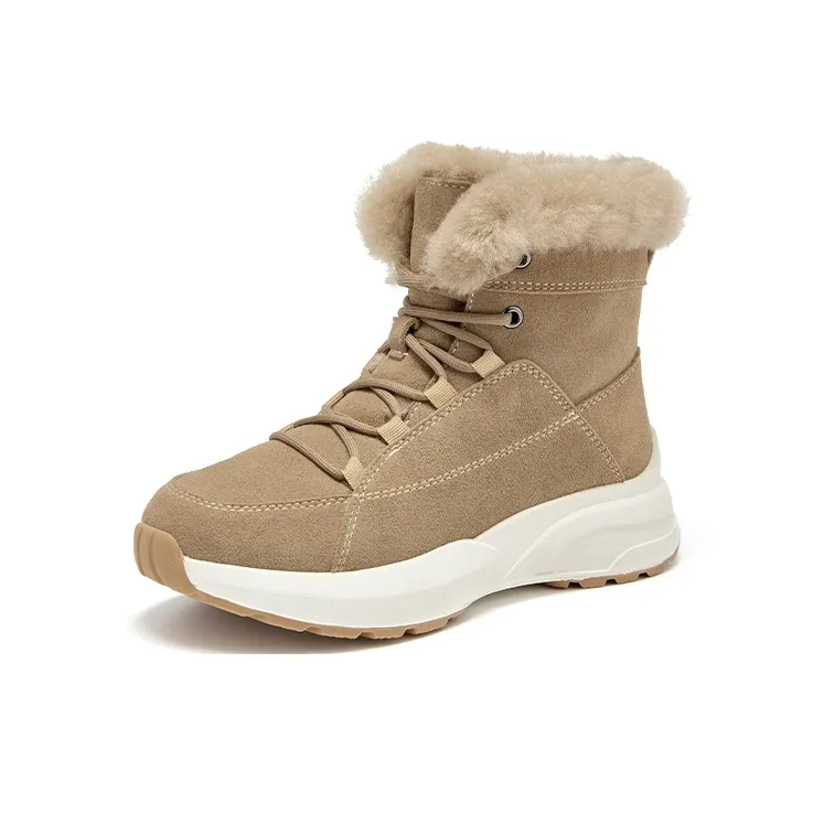 Beau Today Wear-Resistant Short Mid-Calf Snow Boots Women's-6