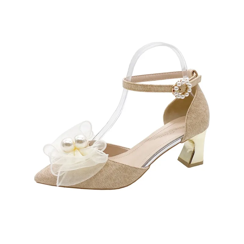 Xingdiman Chunky Heel High Heels Women's-3