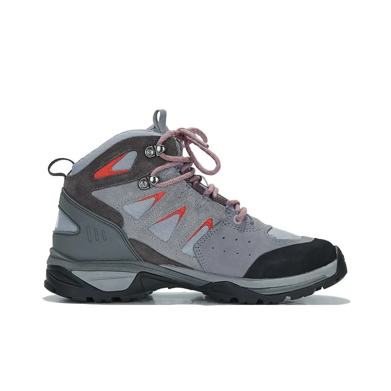 THE NORTH FACE Anti Slip Wear Resistant Mid Top Hiking Shoes Men's Gray-1