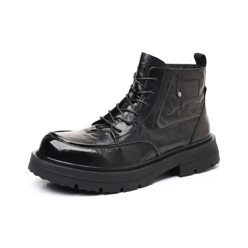 XIMO BULL Ankle-Length Martin Boot 3cm-0