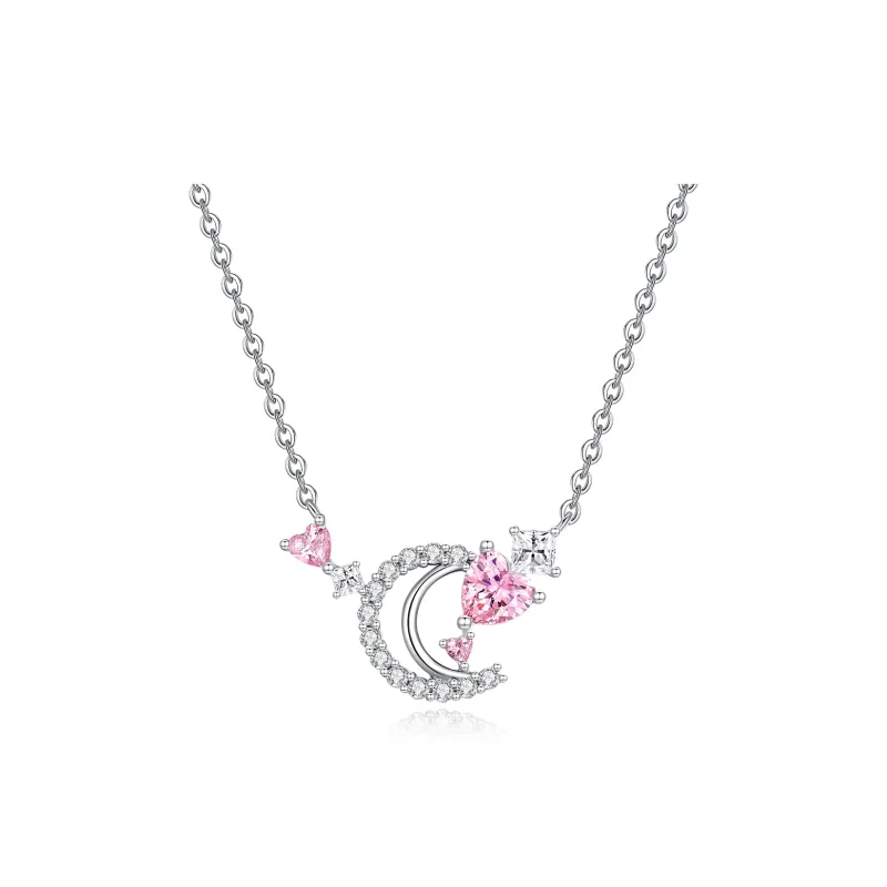 CHIEMOT S925 Silver Collarbone Chain Women's-0
