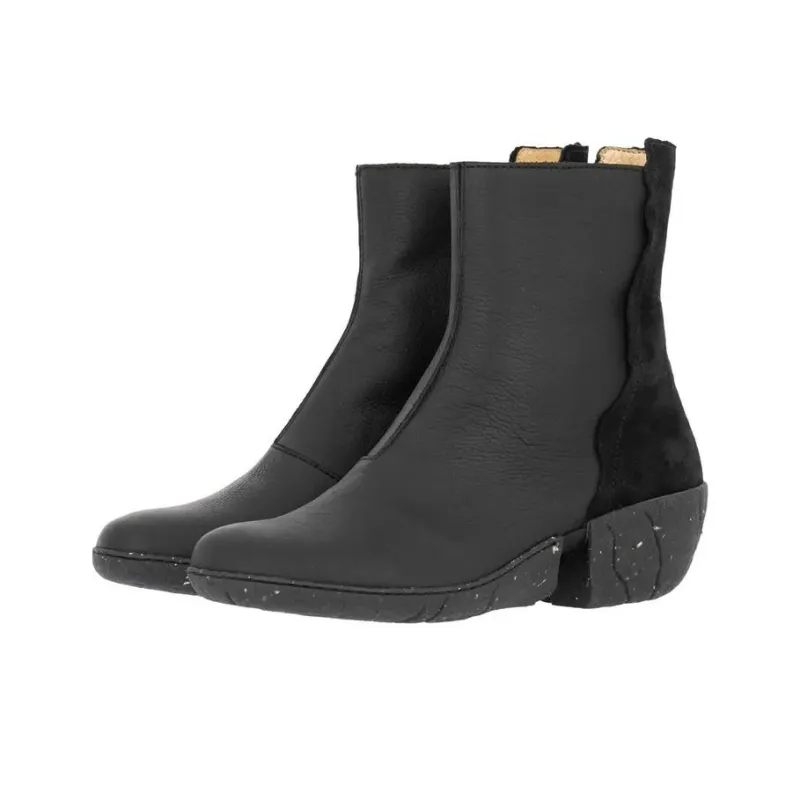 El Naturalista Ankle Boots 5cm Women's Black-1