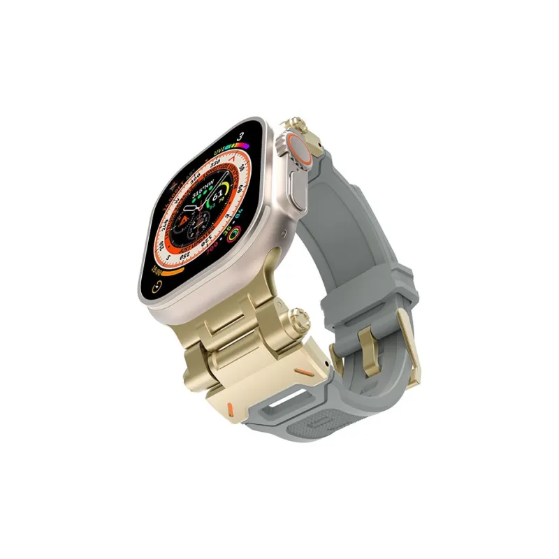 ZHENGGUANG Watch Band Apple Compatibility 41mm Silicone Material-30