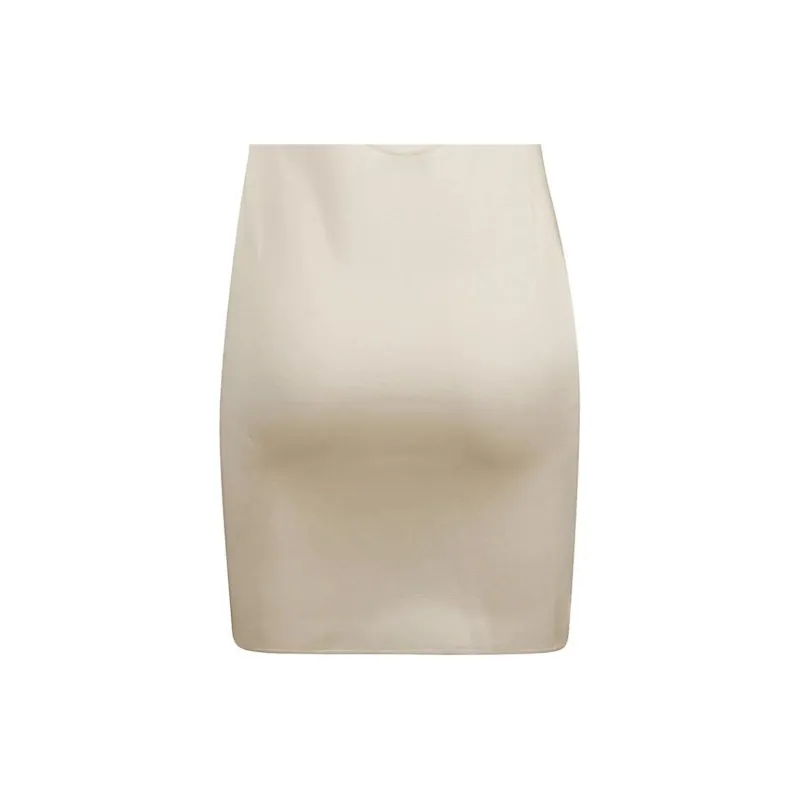 SAINT LAURENT SS24 Sleeveless Dress Women's Natural-4