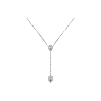 KAILEIFU S925 Silver Necklaces Women's Silver