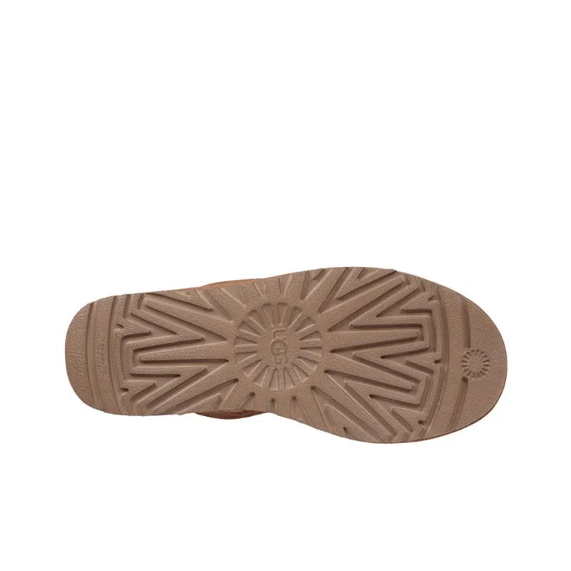 UGG Gita Bow Mini Fleece Lined Brown Women's-4