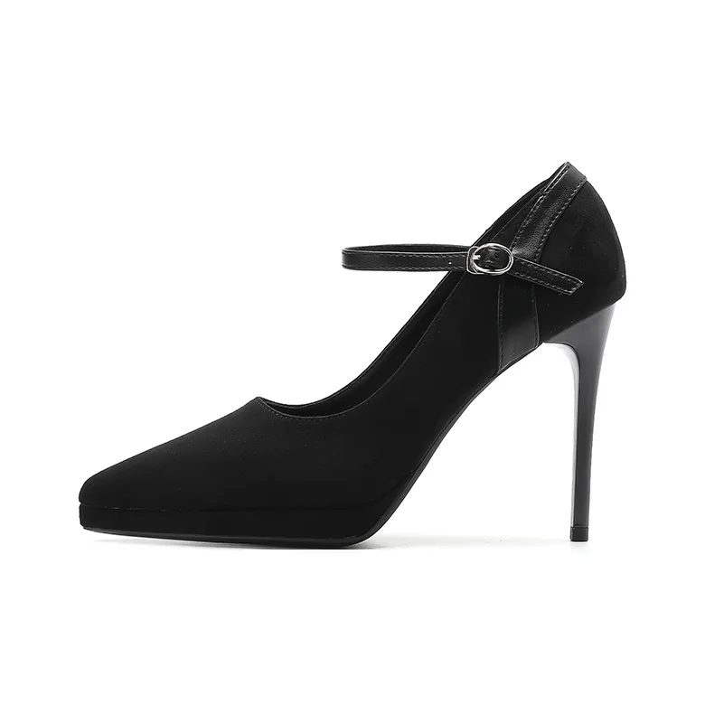 Zubumei Slim Heel High Heels 10CM Women's-0