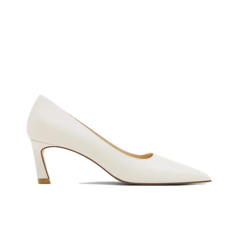 CAMEIDO High Heels Women's White-1