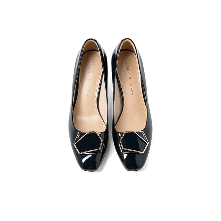 COMELY Chunky Heel High Heels 7cm Women's-12