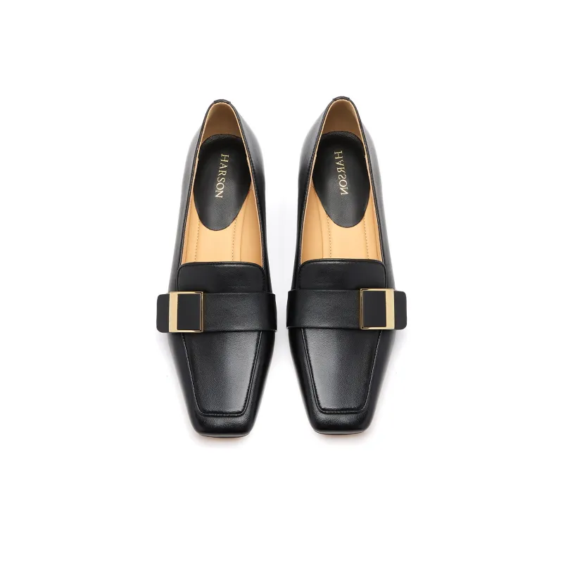 HARSON Block Heel High Heels 4.5cm Women's-6