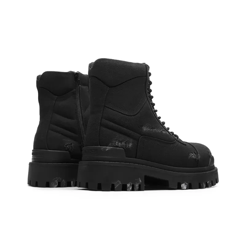 ΛOLUNKΛ Ankle Boots 5CM Men's Black-3