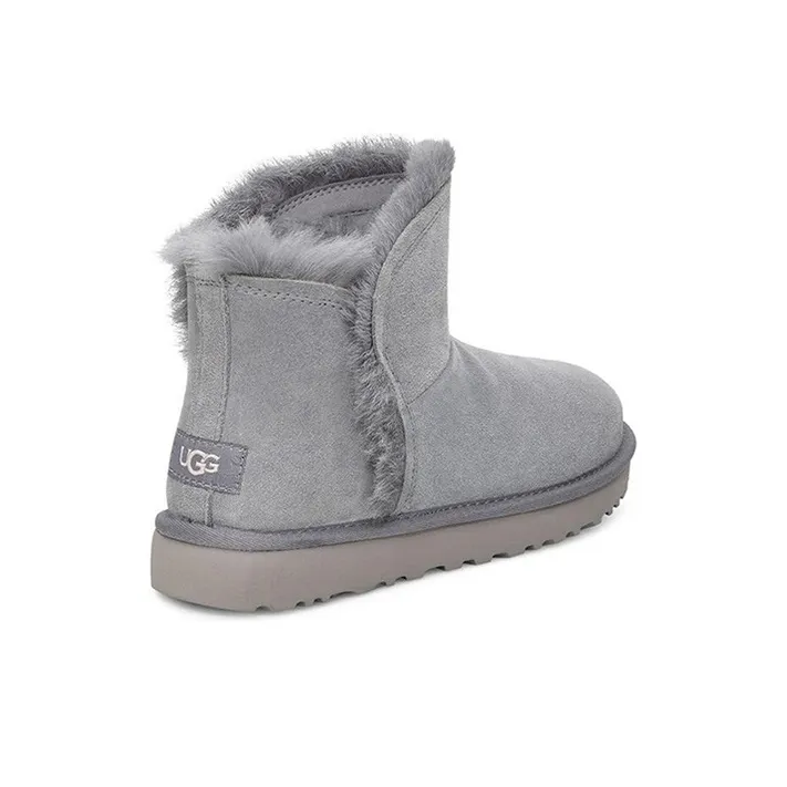 UGG Classic Mini Fluff High Low 'Blue Grey' Women's-3