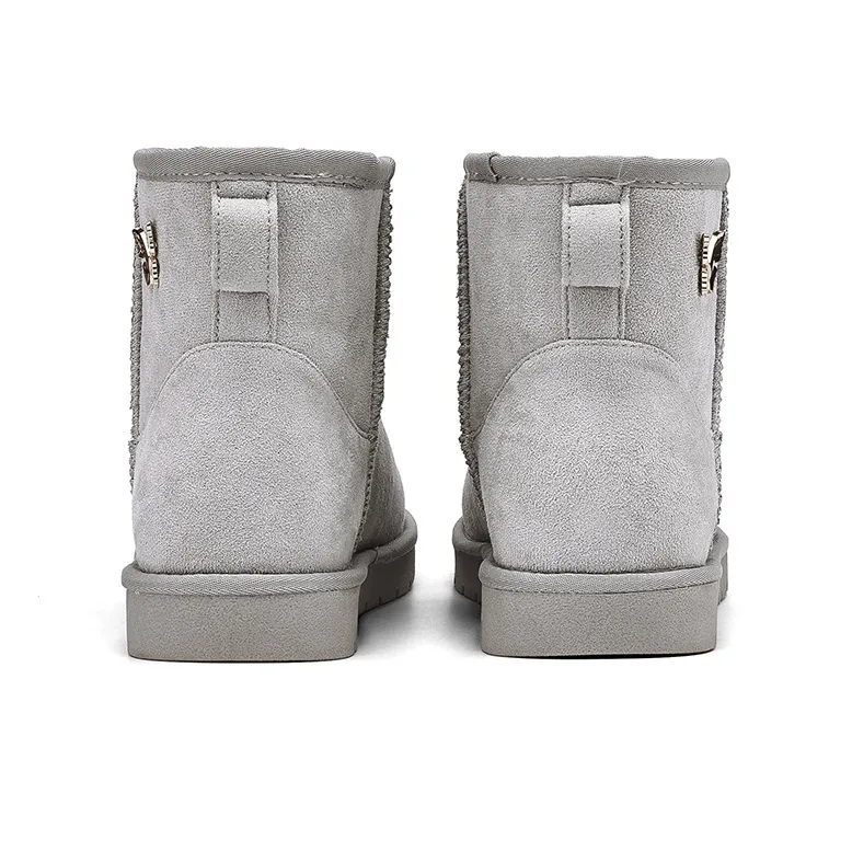 HLA Snow Boots Women's Black/Gray/Camel-8