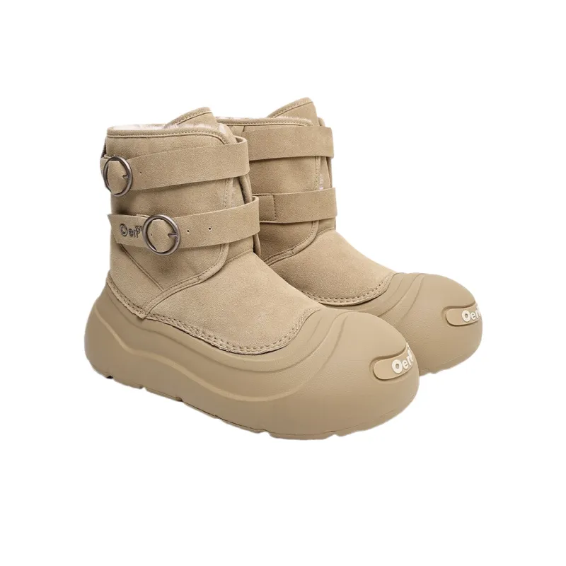 Xiwencha Thermal Short Snow Boots Unisex-1