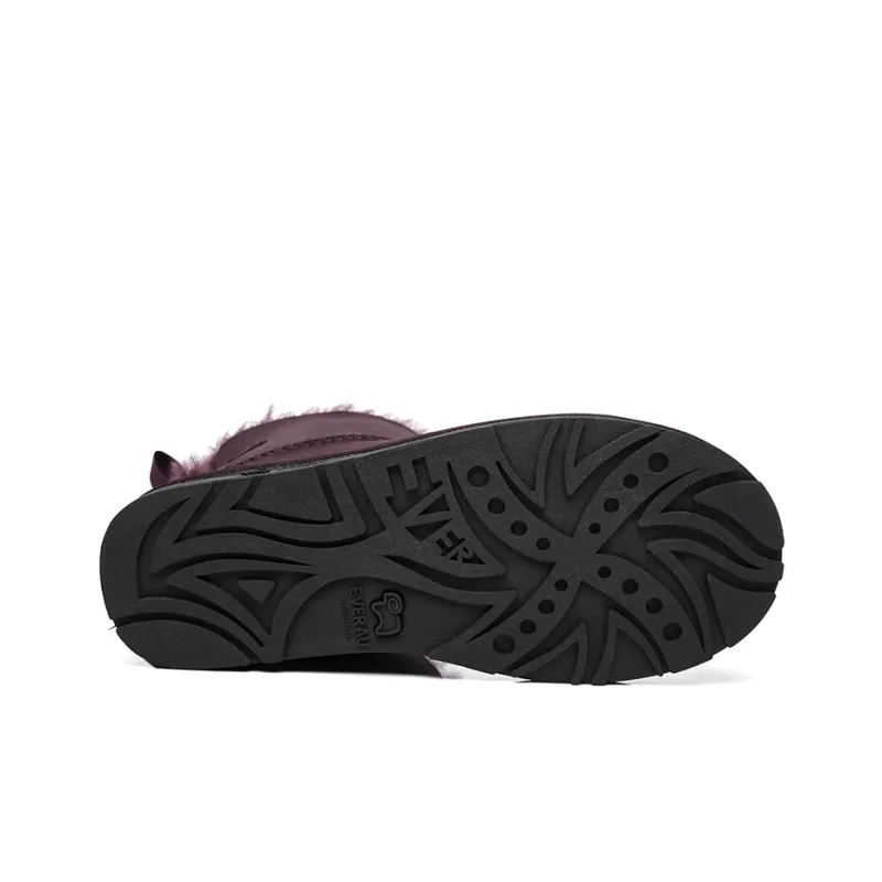 EVERAU Snow Boots Women's Grape Purple-4