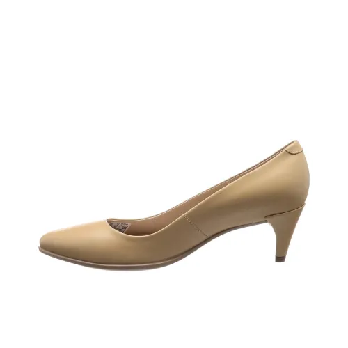 Ecco Shape 45 Collection Cone Heel High Heels 5.5cm Women's Yellow