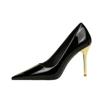 BIGTREE Slim Heel High Heels 10cm Women's