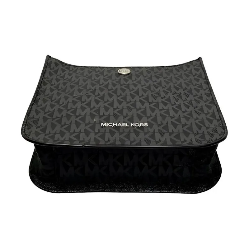 MICHAEL KORS Artificial Leather Messenger Bag Shoulder Bag Crossbody Bag Small Size Women's Black-4