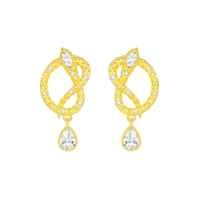 DESIGN CIRCLES S925 Silver Earrings Women's-0