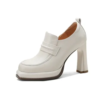 MODERN BELLE Chunky Heel High Heels 9.5cm Women's