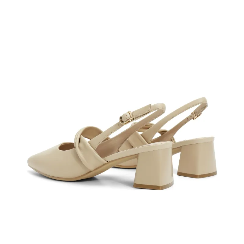 Senda Chunky Heel High Heels 5cm Women's-7