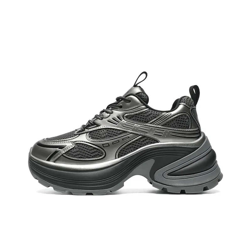 ZHR Cushioning, Abrasion Resistant, Height Increasing Low Top Chunky Sneakers Women's-0