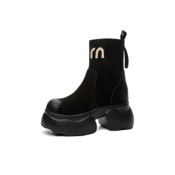 Shoe Cabinet Floral Language Ankle Boots 9cm Women's
