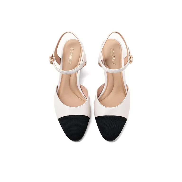 COMELY Chunky Heel High Heels 6cm Women's-2