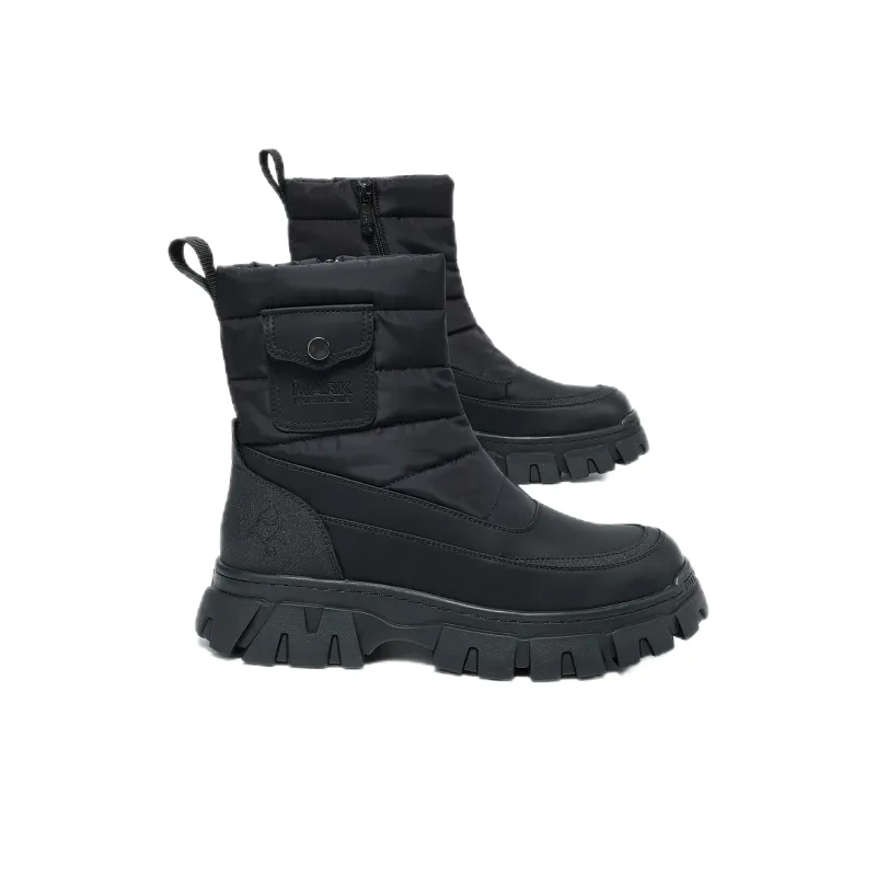 FAIRWHALE Snow Boots Unisex White/Black/Army Green-8