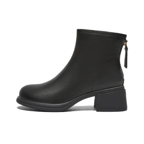 BASTO Soft Matte Romantic Ankle Boots Women's