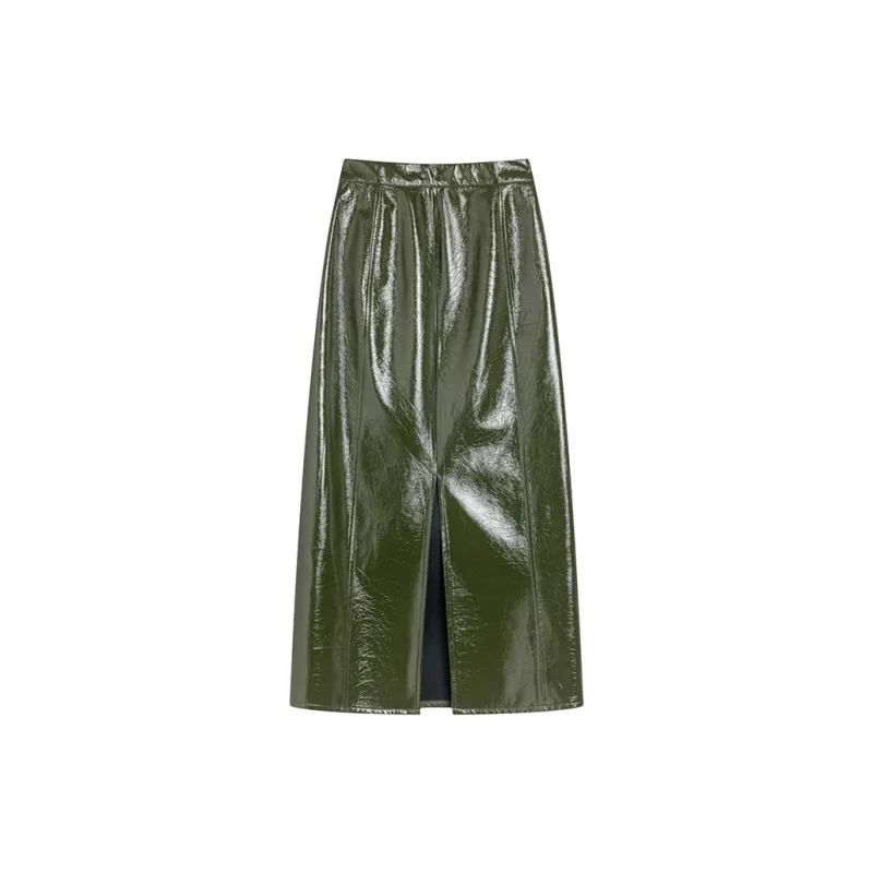 Ouyang Leather Long Skirts Women's Jasper-1