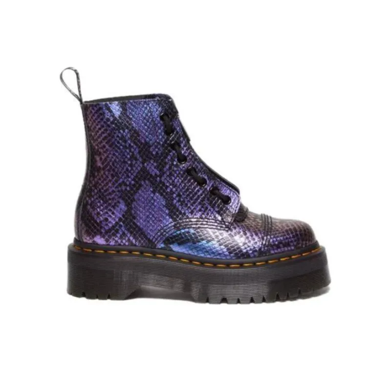Dr.Martens Sinclairseries Ankle Boots 5cm Women's Purple Black-2