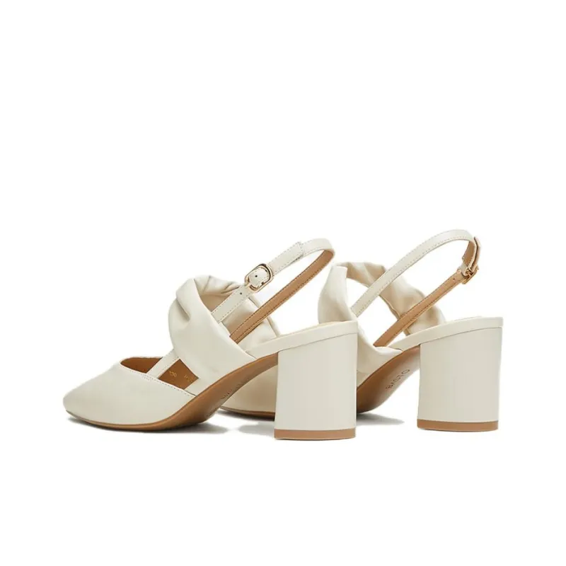 BASTO Chunky Heel High Heels 6.5cm Women's-7