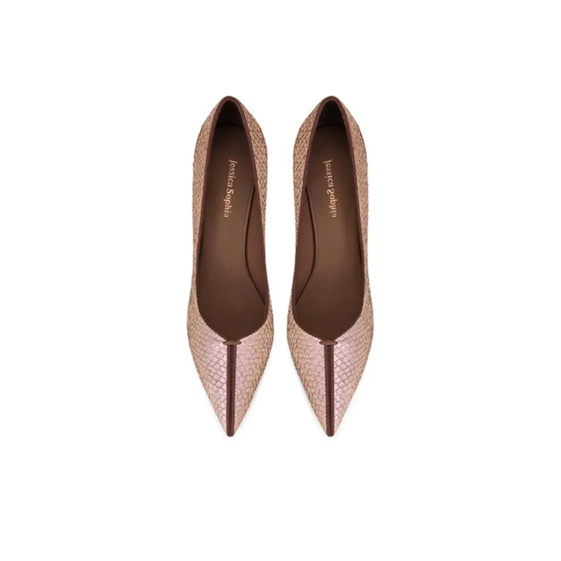 JESSICA SOPHIA Unlined Shoes Slim Heel High Heels 6.5CM Women's-3