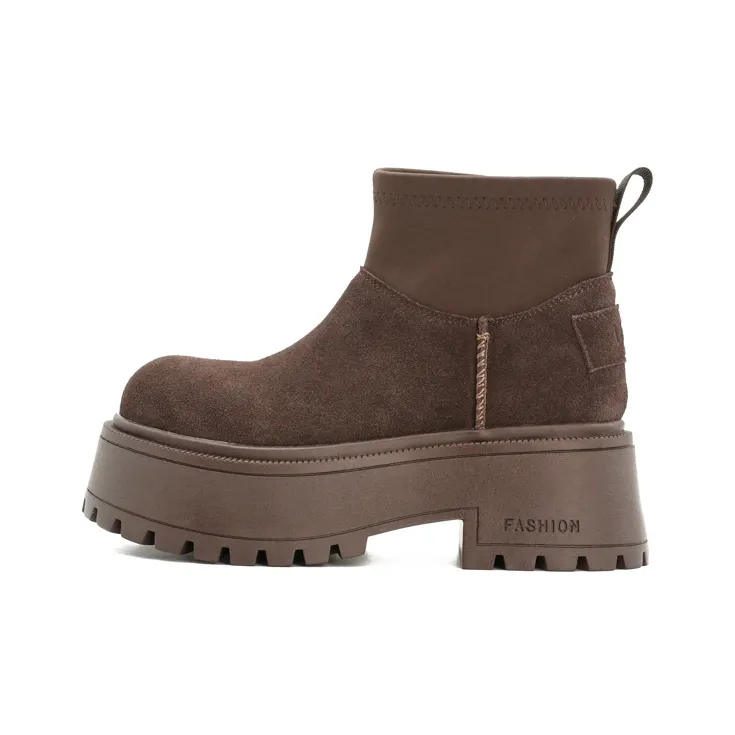 Little Sue Niche Design, Trendy Versatile, Lightweight, Commute, Martin Boots Ankle Boots Women's-12