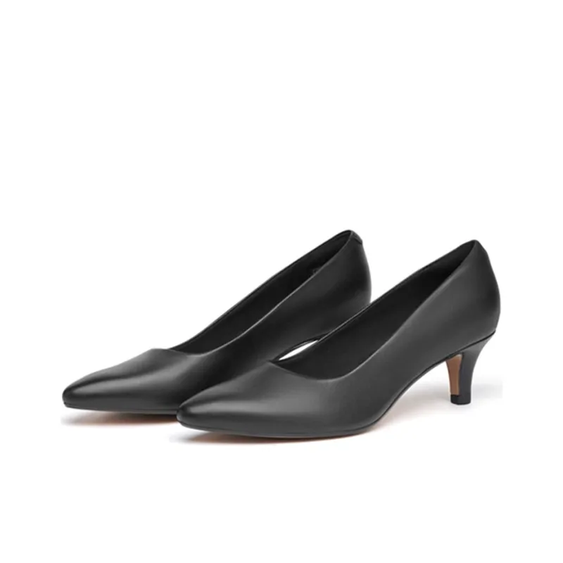 Clarks Slim Heel High Heels Women's Black-2
