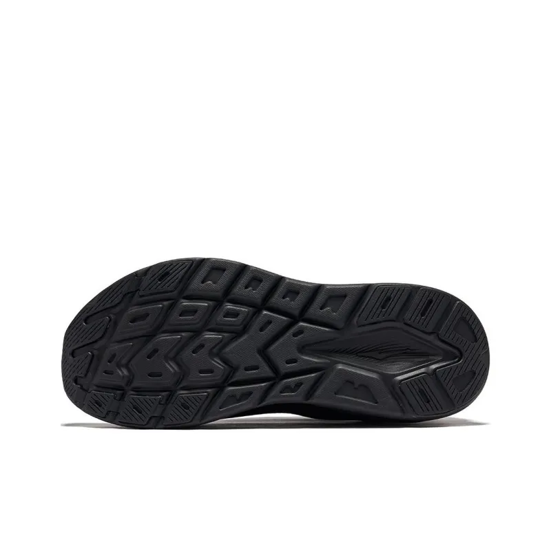 Erke Anti Slip And Wear Resistant Breathable Low Top Casual Running Shoes Men's Black Gray-5