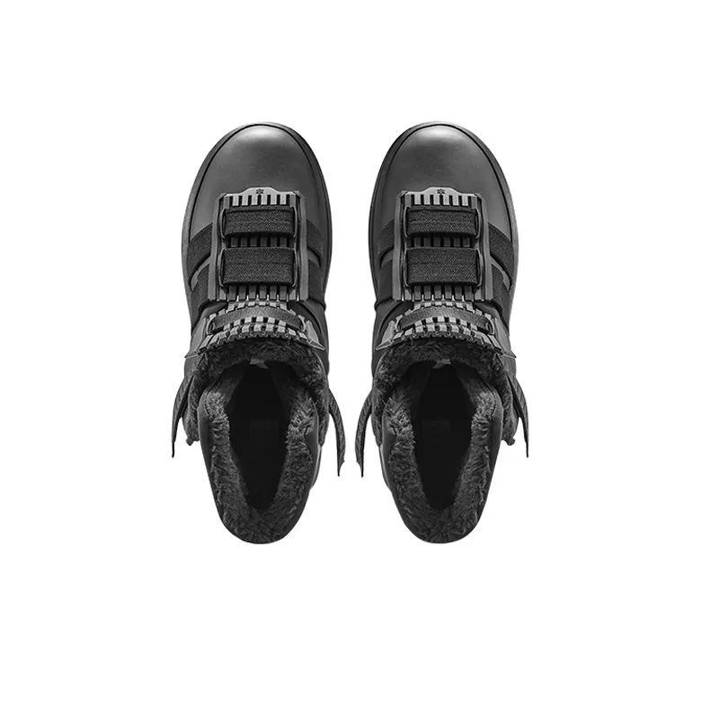 NORVINCY Snow Boots Unisex Black-2