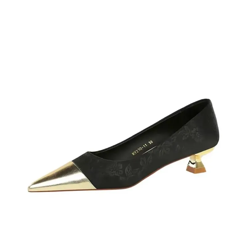 QITUMAUL Slim Heel High Heels Women's-0