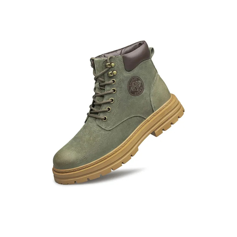 LAORENTOU Martin Boots Unisex Earth Yellow/Sand/Gray/Green-14