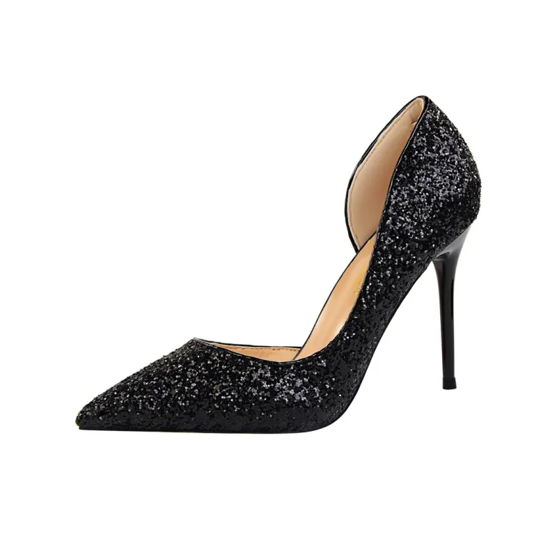 QITUMAUL Slim Heel High Heels 9.5 Women's-0