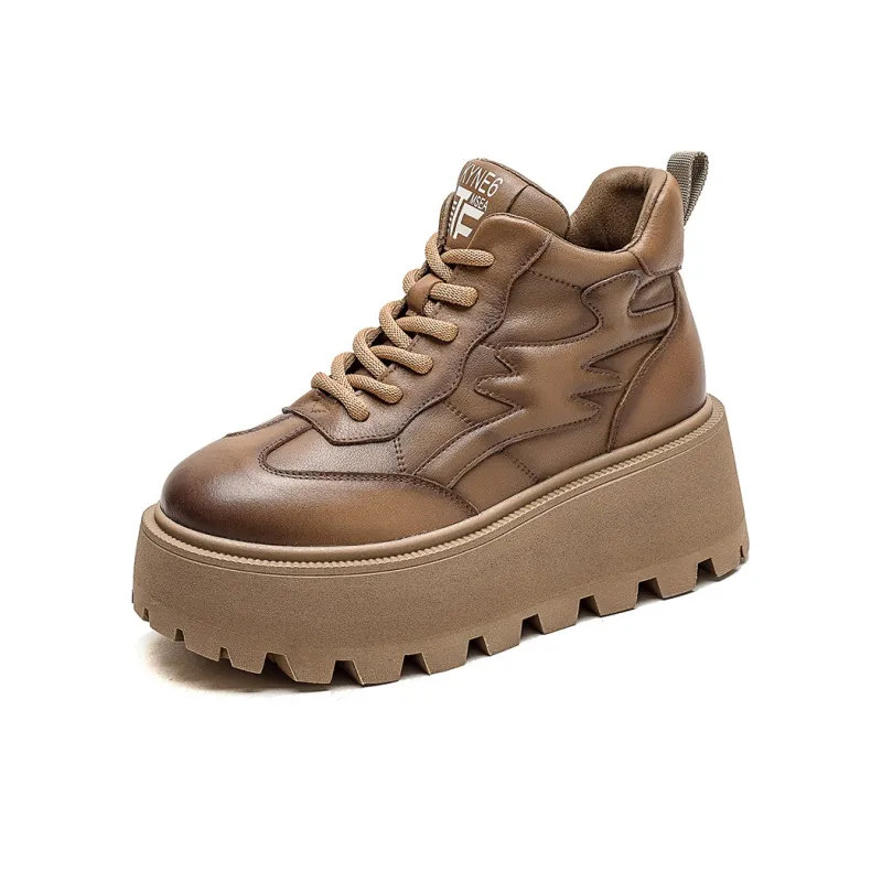 MATA Ankle Boots Women's Khaki/Brown/Black-5