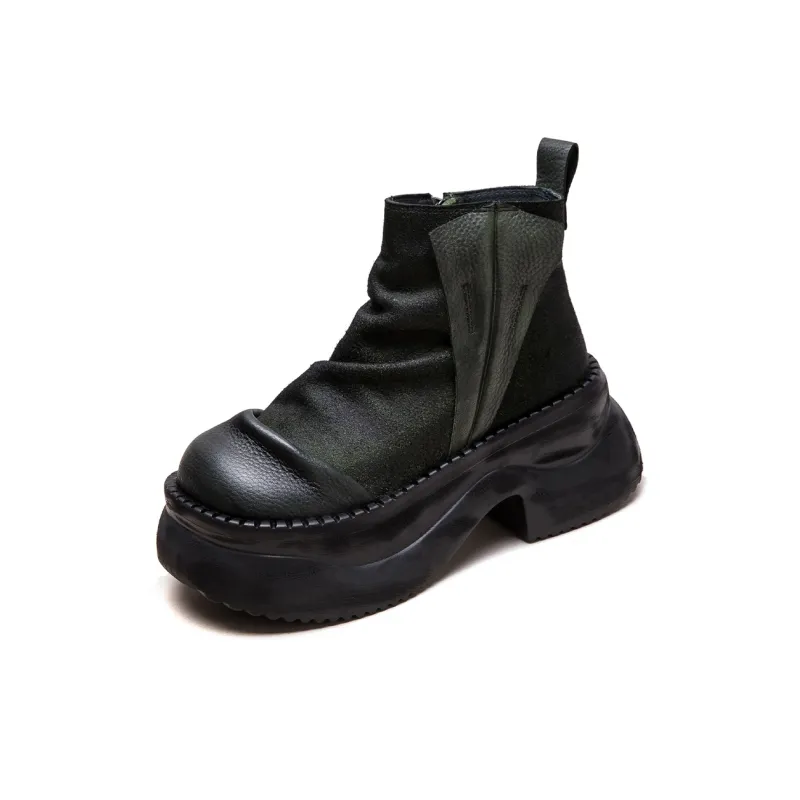 Jay Ankle Boots Women's Brown/Green/Black-5