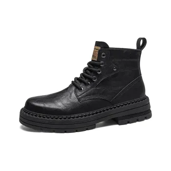 PEHL Martin Boots Men Black/Brown