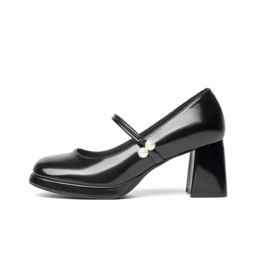 JOSINY Chunky Heel High Heels 6.5cm Women's