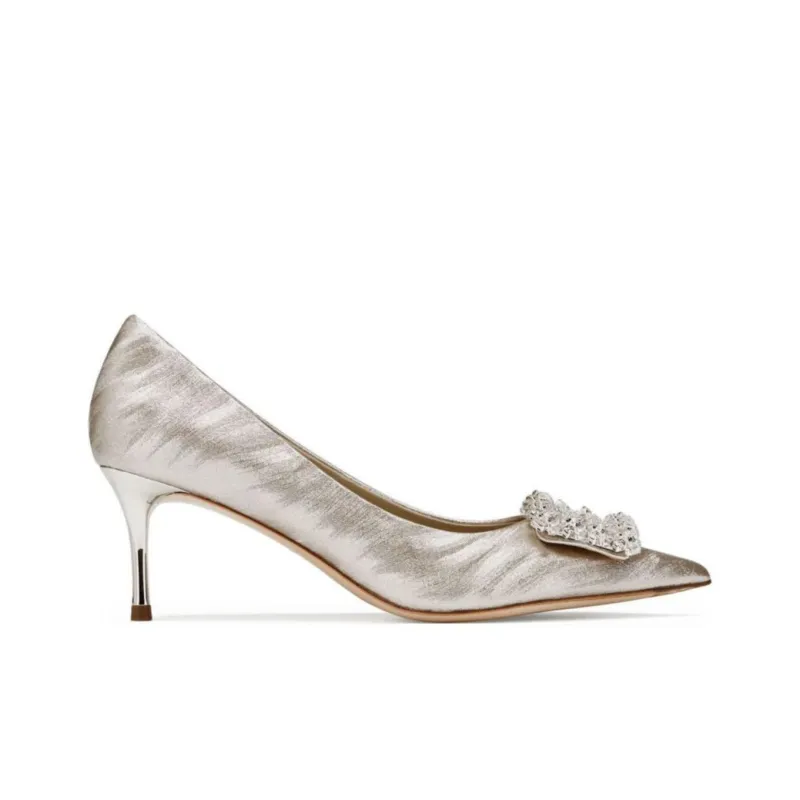 73Hours Scattered Starlight High Heels Women's Light Gold-4