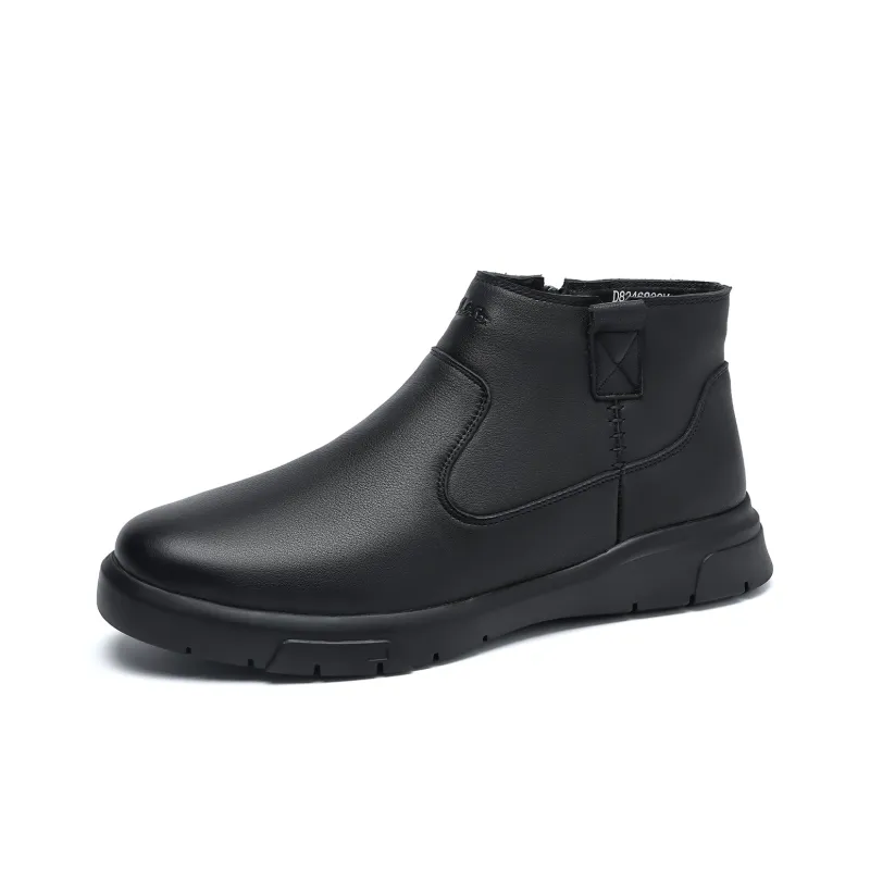Mulinsen Cotton Boots Ankle Boots Approx. 4.5CM Men's Black-0
